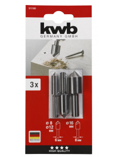 VERZINKBOREN-SET WS 8/12/16 MM VERZINKBOREN-SET WS 8/12/16 MM