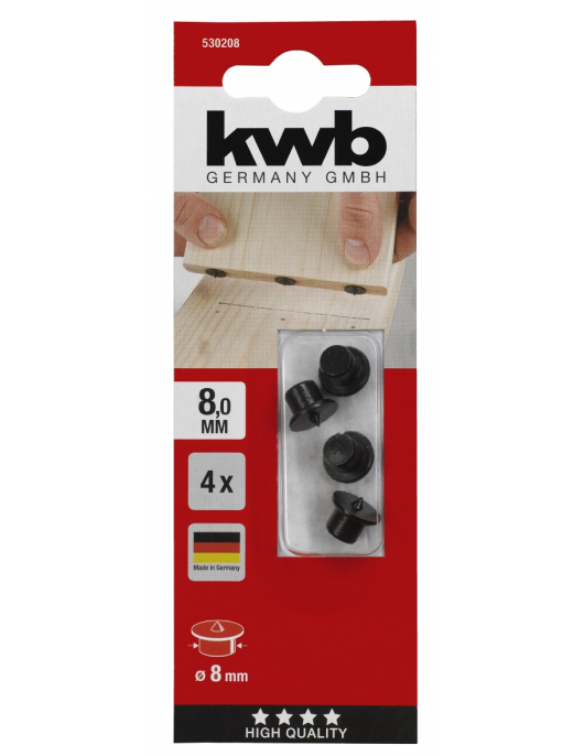 4 MARKEERPEN/HOUTENDUV. 8 MM