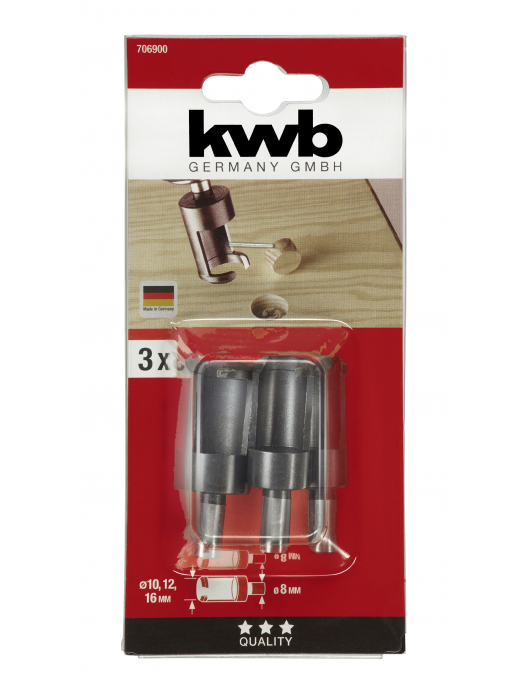 PROPPENBORENSET 3-DELIG PROPPENBORENSET 3-DELIG