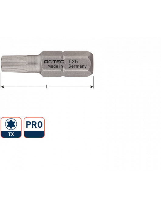 SCHROEFBIT BASIC, C6.3, T 10X25 SCHROEFBIT BASIC, C6.3, T 10X25
