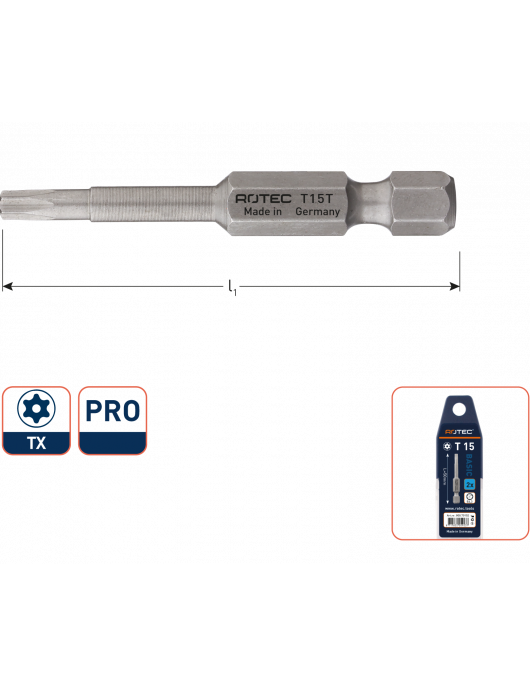SCHOEFBIT MET GAT, E6.3, T10TX50 VERPAKT PER 2 SCHOEFBIT MET GAT, E6.3, T10TX50 VERPAKT PER 2