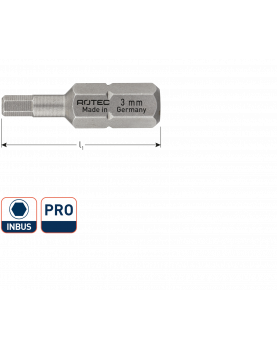 SCHROEFBIT BASIC, C6.3, SW 3X25 SCHROEFBIT BASIC, C6.3, SW 3X25