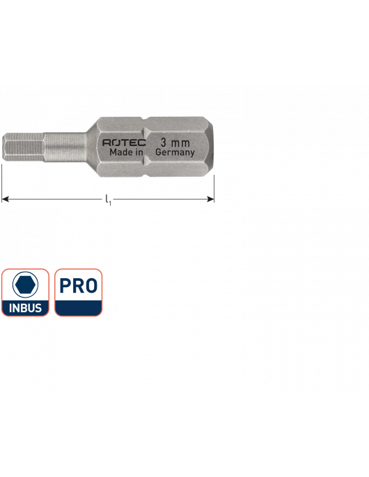 SCHROEFBIT BASIC, C6.3, SW 5X25 SCHROEFBIT BASIC, C6.3, SW 5X25