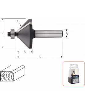 HM FASEFREES 45°, LAGER, SILVER-LINE, D2=8/ ø31,8 HM FASEFREES 45°, LAGER, SILVER-LINE, D2=8/ ø31,8