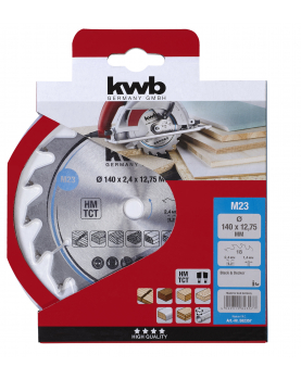 CIRKELZAAGBL. HM 140X12,75 23M