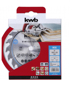 CIRKELZAAGBL. HM 150X20 35M