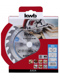 CIRKELZAAGBL. HM 160X20 45M CIRKELZAAGBL. HM 160X20 45M