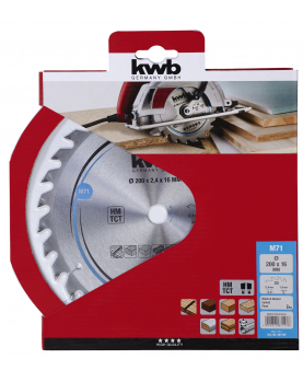 CIRKELZAAGBL. HM 200X16 71M