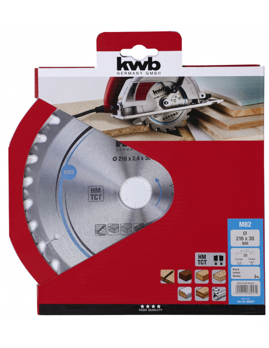 CIRKELZAAGBL. HM 216X30 82M CIRKELZAAGBL. HM 216X30 82M