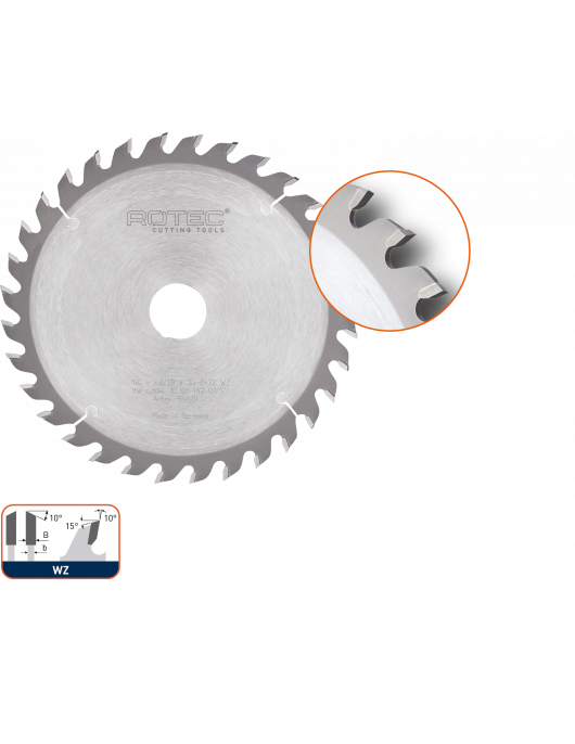 OPTI-LINE HM ZAAGBL. VOOR HANDM., ø160X2,2X20, Z=48, TF-UNI