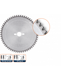 HM AFKORT- EN VERSTEKZAAGBLAD, &#248;260X2,5X30, Z=60, WZ NEG 15