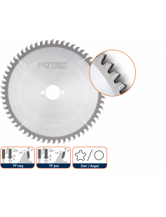 HM ZAAGBLAD VOOR NF-METALEN, &#248;232X2,8X30, Z=62, TF NEG