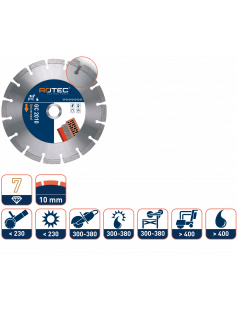 DIAMANTZAAGBLAD 'ORCA 7 / GC 2010', &#248;125X2,4X&#248;22,2
