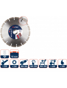DIAMANTZAAGBLAD 'ORCA 5 / BETON UNI', ø350X3,2Xø20,0 DIAMANTZAAGBLAD 'ORCA 5 / BETON UNI', ø350X3,2Xø20,0