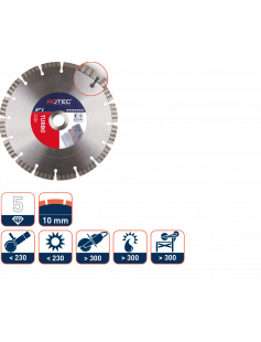 DIAMANTZAAGBLAD 'ALLIGATOR 5 / TURBO', ø350X3,2Xø25,4 DIAMANTZAAGBLAD 'ALLIGATOR 5 / TURBO', ø350X3,2Xø25,4