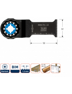 OT 13/32BI STARLOCK INVALZAAGBLAD METAAL 32X50