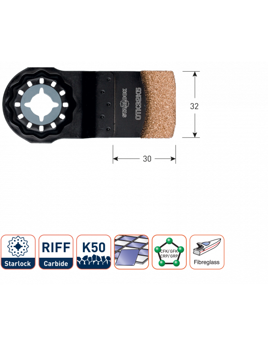 OTK 32K5 STARLOCK INVALZAAGBLAD HM-RIFF 32X30