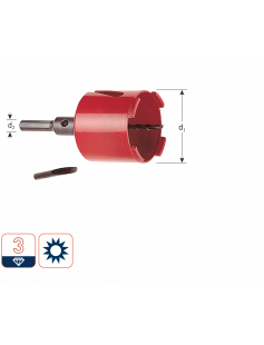 DIAMANTDOZENBOOR 'ECO', M16, ø82 DIAMANTDOZENBOOR 'ECO', M16, ø82