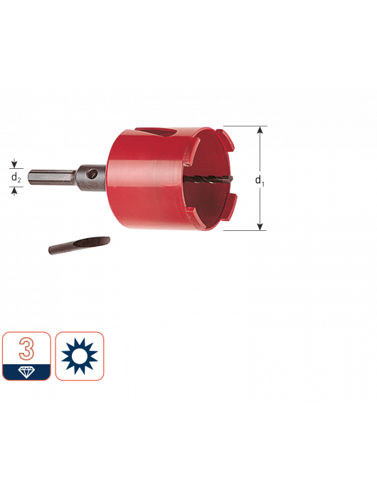 DIAMANTDOZENBOOR 'ECO', M16, ø82 DIAMANTDOZENBOOR 'ECO', M16, ø82