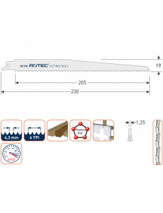 RECIPROZAAGBLAD RC190 RECIPROZAAGBLAD RC190
