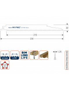 RECIPROZAAGBLAD RC310 RECIPROZAAGBLAD RC310