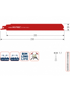 RECIPROZAAGBLAD RC680 / S1126BEF RECIPROZAAGBLAD RC680 / S1126BEF