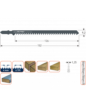DECOUPEERZAAGBLAD DC340 / T344D DECOUPEERZAAGBLAD DC340 / T344D