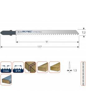 DECOUPEERZAAGBLAD DC210 / T301CD DECOUPEERZAAGBLAD DC210 / T301CD
