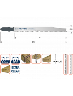 DECOUPEERZAAGBLAD DC150 / T308B DECOUPEERZAAGBLAD DC150 / T308B