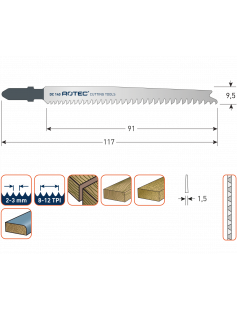 DECOUPEERZAAGBLAD DC140 / T234X DECOUPEERZAAGBLAD DC140 / T234X