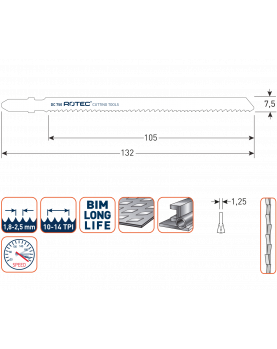 DECOUPEERZAAGBLAD DC750 DECOUPEERZAAGBLAD DC750