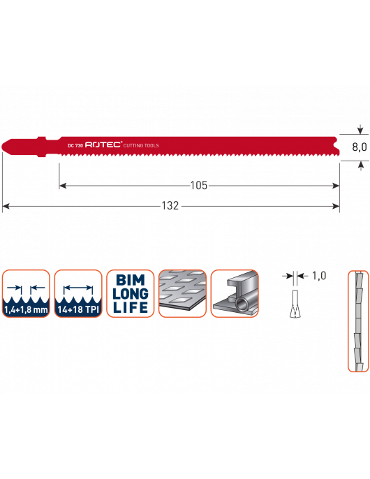 DECOUPEERZAAGBLAD DC730 DECOUPEERZAAGBLAD DC730