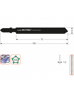 DECOUPEERZAAGBLAD DC850 / T130RIFF DECOUPEERZAAGBLAD DC850 / T130RIFF