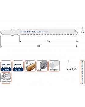 DECOUPEERZAAGBLAD DC820 / T102BF DECOUPEERZAAGBLAD DC820 / T102BF