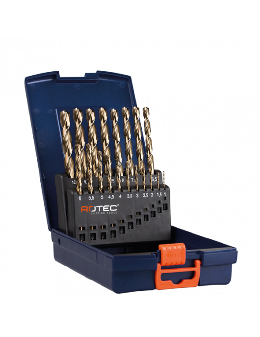 SPIRAALBORENSET '111', DIN 338, TYPE N, 25-DLG ø1-13 ABS SPIRAALBORENSET '111', DIN 338, TYPE N, 25-DLG ø1-13 ABS