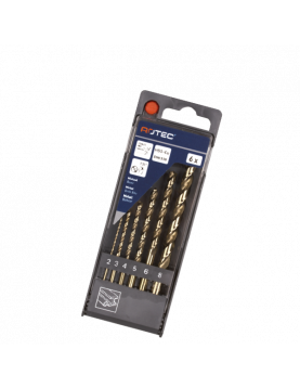 SPIRAALBORENSET '111', DIN 338, TYPE N, 6-DLG ø2-8