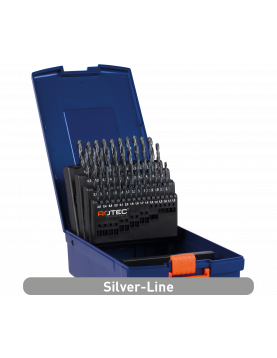 SPIRAALBORENSET '100', DIN 338, TYPE N, 19-DLG, ø1-10