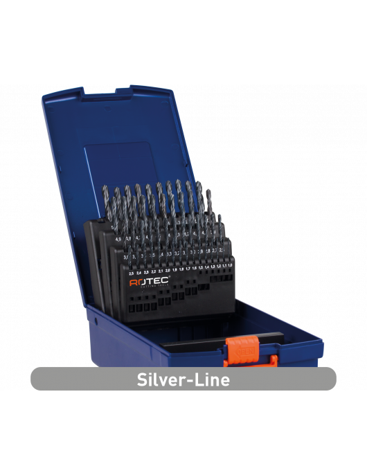 SPIRAALBORENSET '105', DIN 338, TYPE N, 6-DLG ø2-8 SPIRAALBORENSET '105', DIN 338, TYPE N, 6-DLG ø2-8