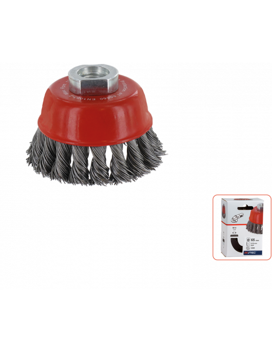 KOMBORSTEL, GETORDEERD STAALDRAAD, M14, ø65X0,35 KOMBORSTEL, GETORDEERD STAALDRAAD, M14, ø65X0,35