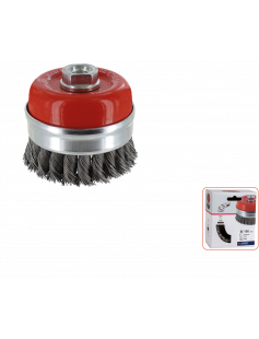 KOMBORSTEL MET RING, GETORDEERD STAALDRAAD, M14, ø80X0,50 KOMBORSTEL MET RING, GETORDEERD STAALDRAAD, M14, ø80X0,50