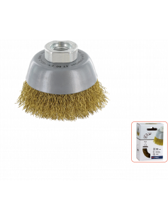 KOMBORSTEL, GEGOLFD MESSINGDRAAD, M14, ø60X0,30 KOMBORSTEL, GEGOLFD MESSINGDRAAD, M14, ø60X0,30