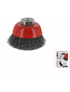 KOMBORSTEL, GEGOLFD STAALDRAAD, M14, ø80X0,30 KOMBORSTEL, GEGOLFD STAALDRAAD, M14, ø80X0,30