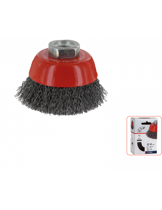 KOMBORSTEL, GEGOLFD STAALDRAAD, M14, ø80X0,30 KOMBORSTEL, GEGOLFD STAALDRAAD, M14, ø80X0,30