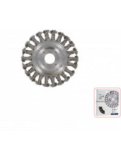 RONDBORSTEL, GETORDEERD INOX RVS-DRAAD ASGAT ø22,2 ø115X0,50 RONDBORSTEL, GETORDEERD INOX RVS-DRAAD ASGAT ø22,2 ø115X0,50