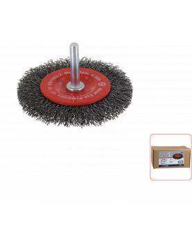 STIFTBORSTEL, GEGOLFD STAALDRAAD, ø75X15X0,30 STIFTBORSTEL, GEGOLFD STAALDRAAD, ø75X15X0,30