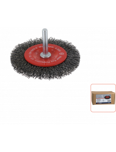 STIFTBORSTEL, GEGOLFD STAALDRAAD, ø100X12X0,30 STIFTBORSTEL, GEGOLFD STAALDRAAD, ø100X12X0,30