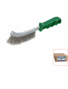 HANDBORSTEL, GEGOLFD INOX RVS-DRAAD, 265X28X0,30 HANDBORSTEL, GEGOLFD INOX RVS-DRAAD, 265X28X0,30