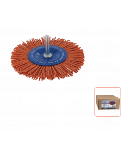 RONDBORSTEL OP STIFT ø6, NYLONDRAAD K80, ø100X1,2 RONDBORSTEL OP STIFT ø6, NYLONDRAAD K80, ø100X1,2
