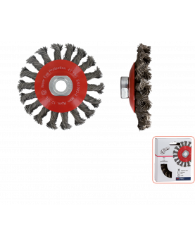 KEGELBORSTEL, GETORDEERD STAALDRAAD, M14, ø100X0,50 KEGELBORSTEL, GETORDEERD STAALDRAAD, M14, ø100X0,50