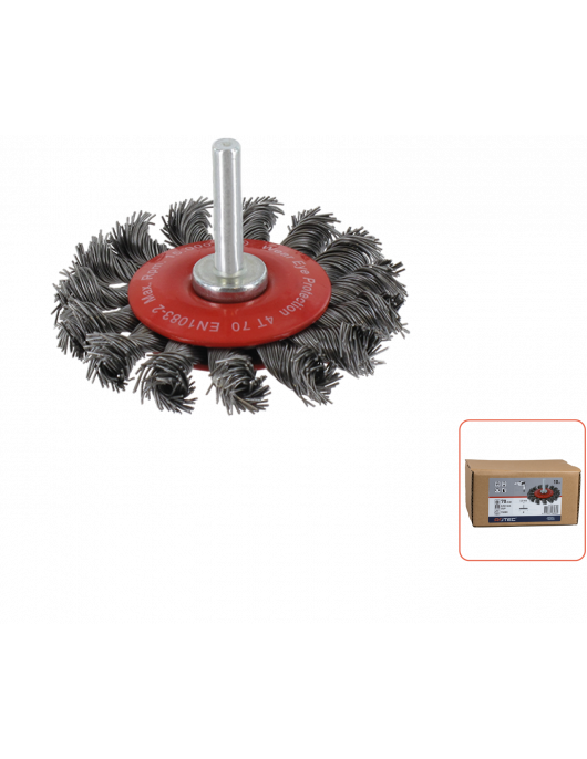 RONDBORSTEL OP STIFT ø6, GETORDEERD STAALDRAAD, ø70X0,50 RONDBORSTEL OP STIFT ø6, GETORDEERD STAALDRAAD, ø70X0,50